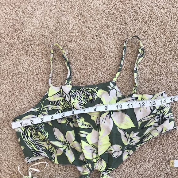 NWT! Bershka small tropical tiger print jumpsuit - Picture 11 of 12